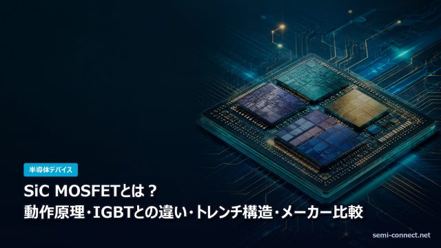 SiC MOSFETとは 動作原理・IGBTとの違い